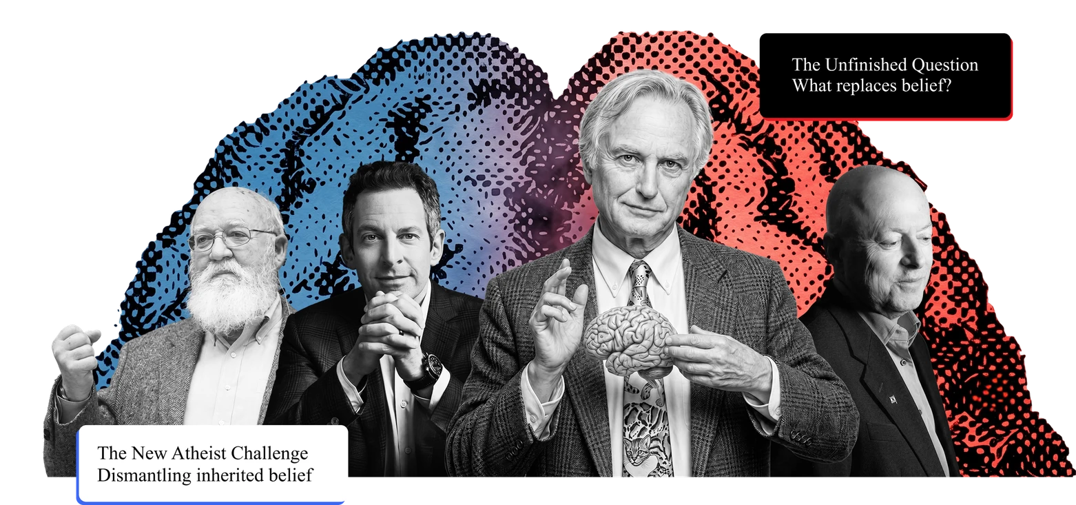 Richard Dawkins, Daniel Dennett, Sam Harris and Christopher Hitchens